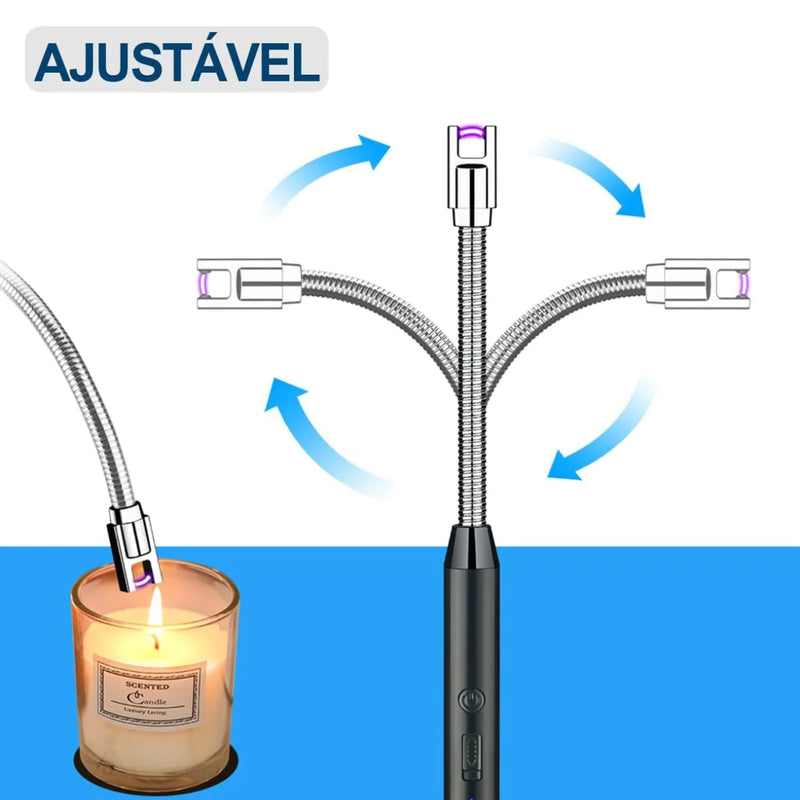 Acendedor Elétrico Recarregável