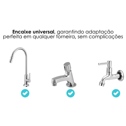 Bico 360° Para Torneira Universal (3em1)